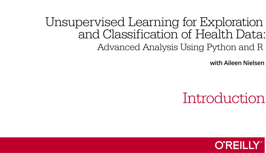 Unsupervised Learning for Exploration and Classification of Health Data