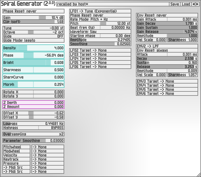 Soundemote Spiral Generator 2 v2.1.1 WiN / OSX / LiNUX