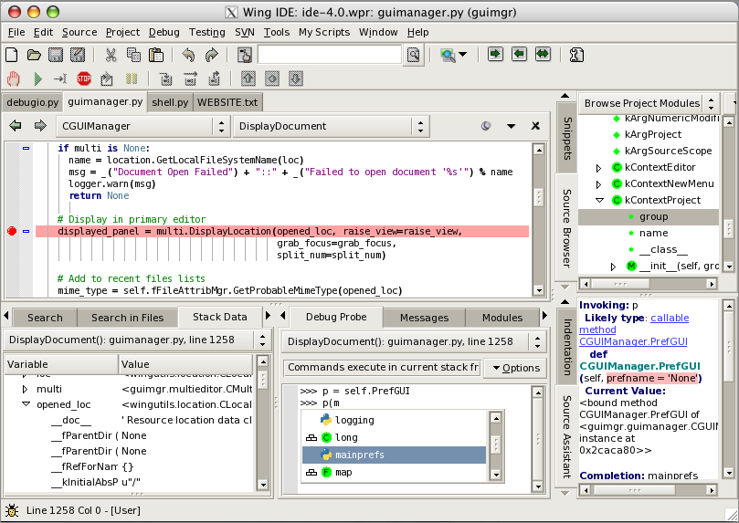 Wingware Wing IDE Professional 6.0.8.2 Multilingual MacOSX