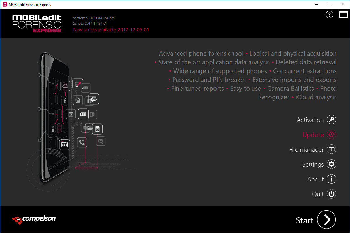 MOBILedit Forensic Express 5.0.0.11564