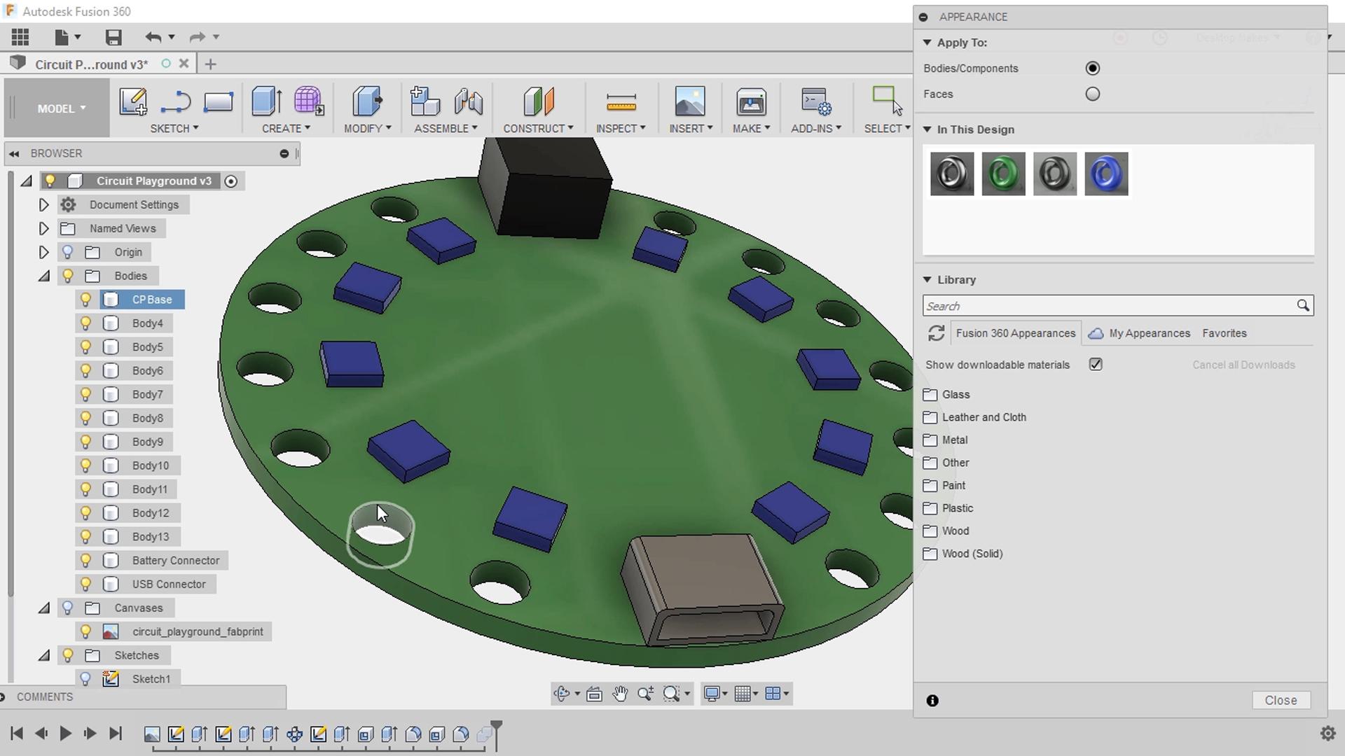 Fusion 360: Basic Part Modeling