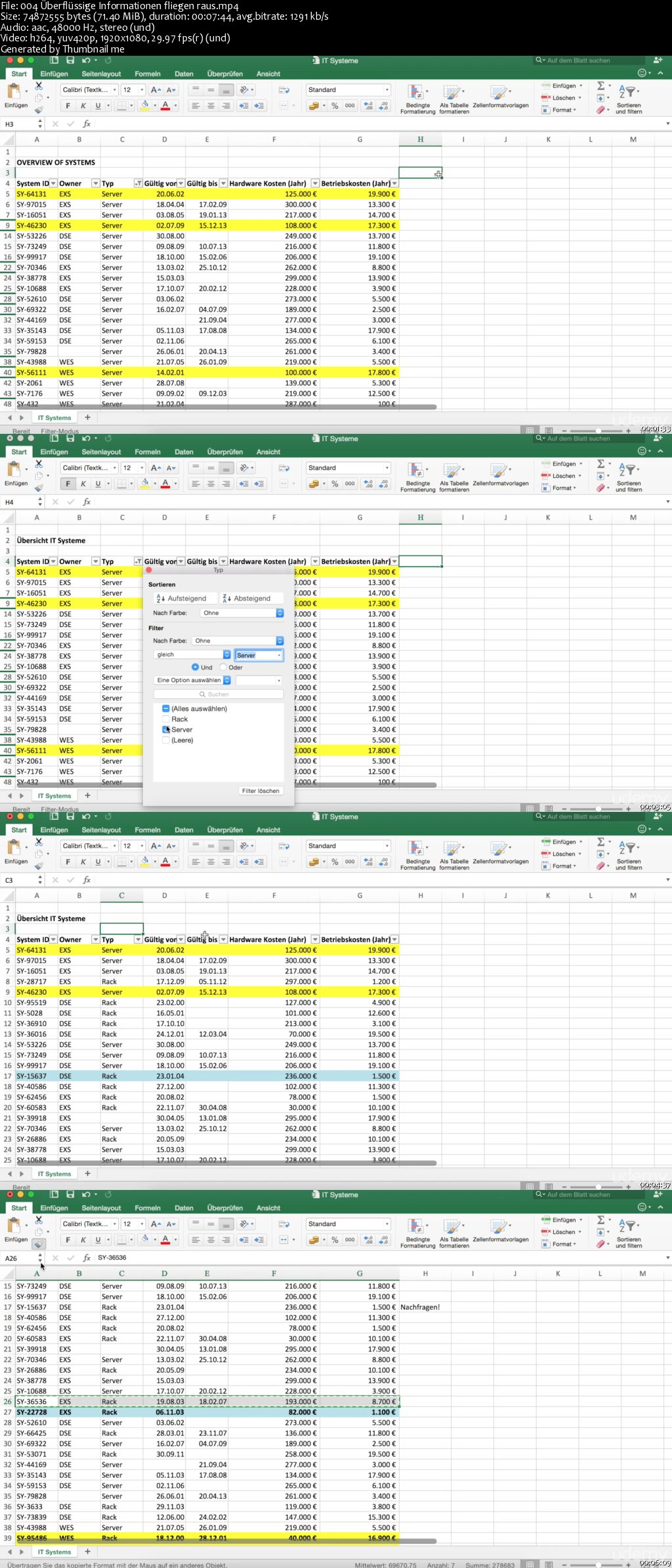 Excel Best Practices - mit wenig Aufwand viel erreichen