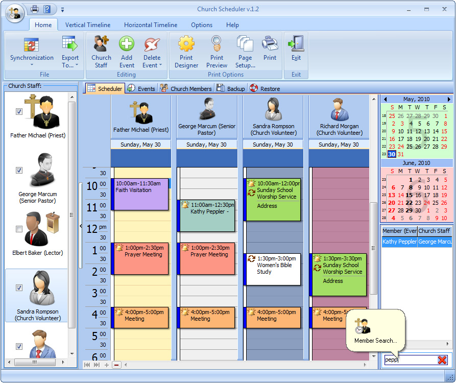 Church Scheduler 2.8