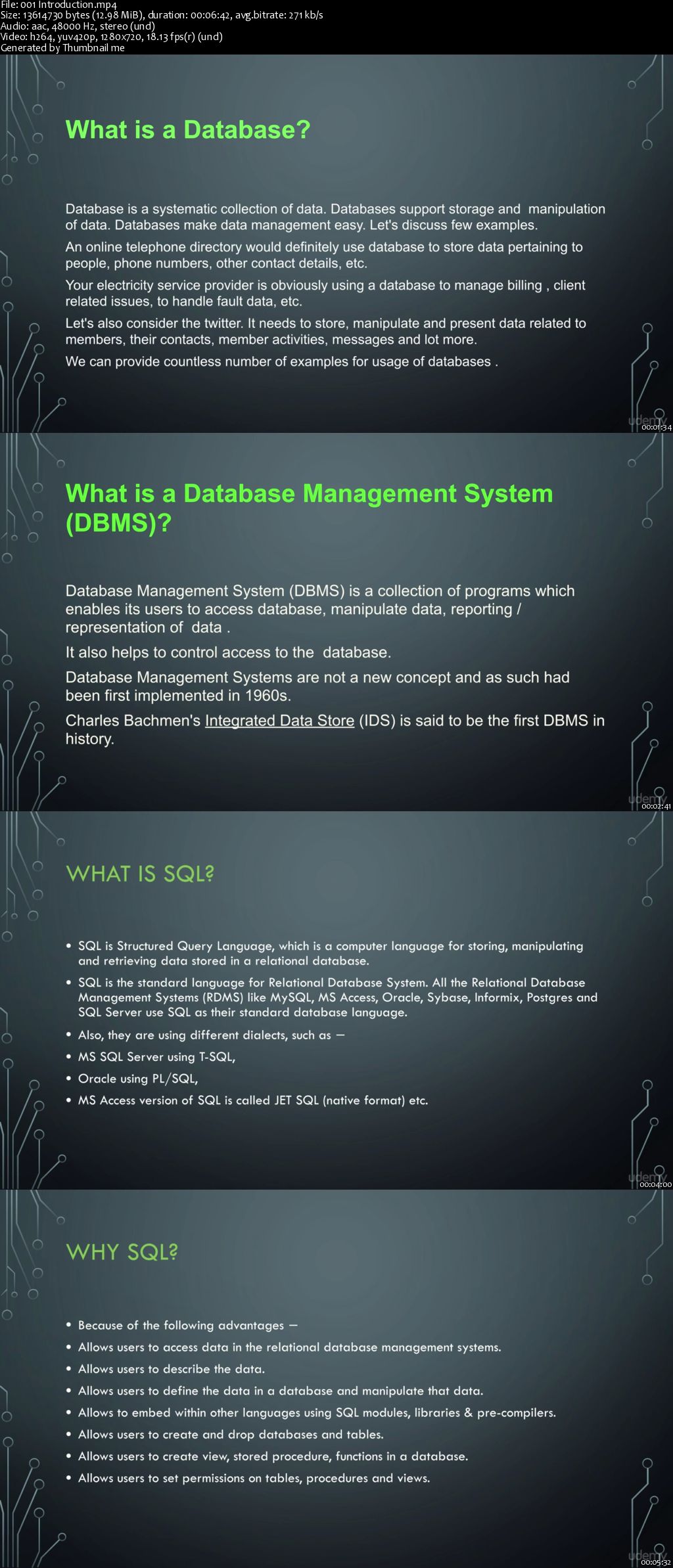 The SQL fundamentals tutorial