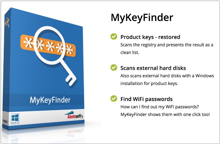 Abelssoft MyKeyFinder 2018 v7.0 + Portable