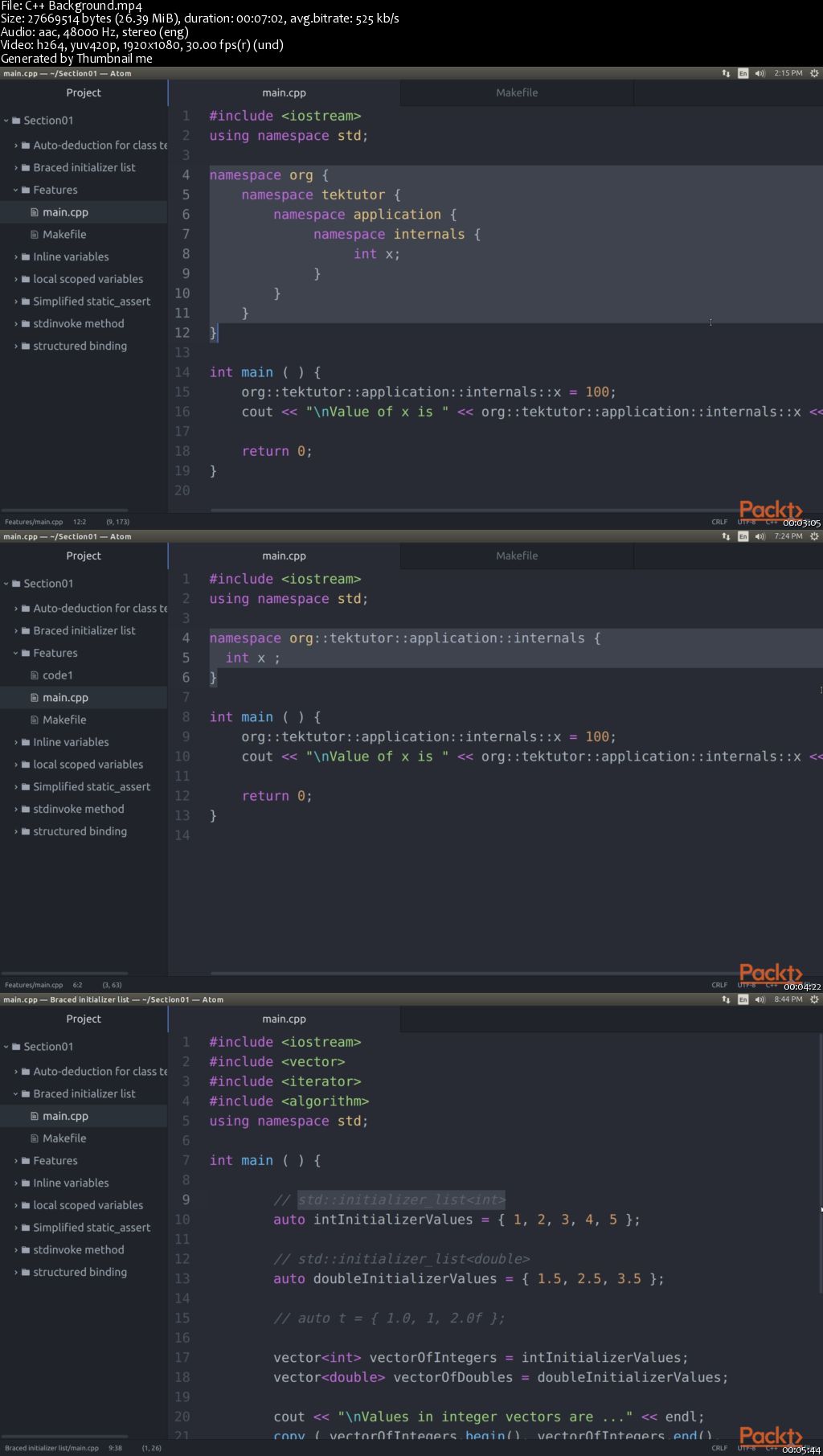 Getting Started with C++17 Programming