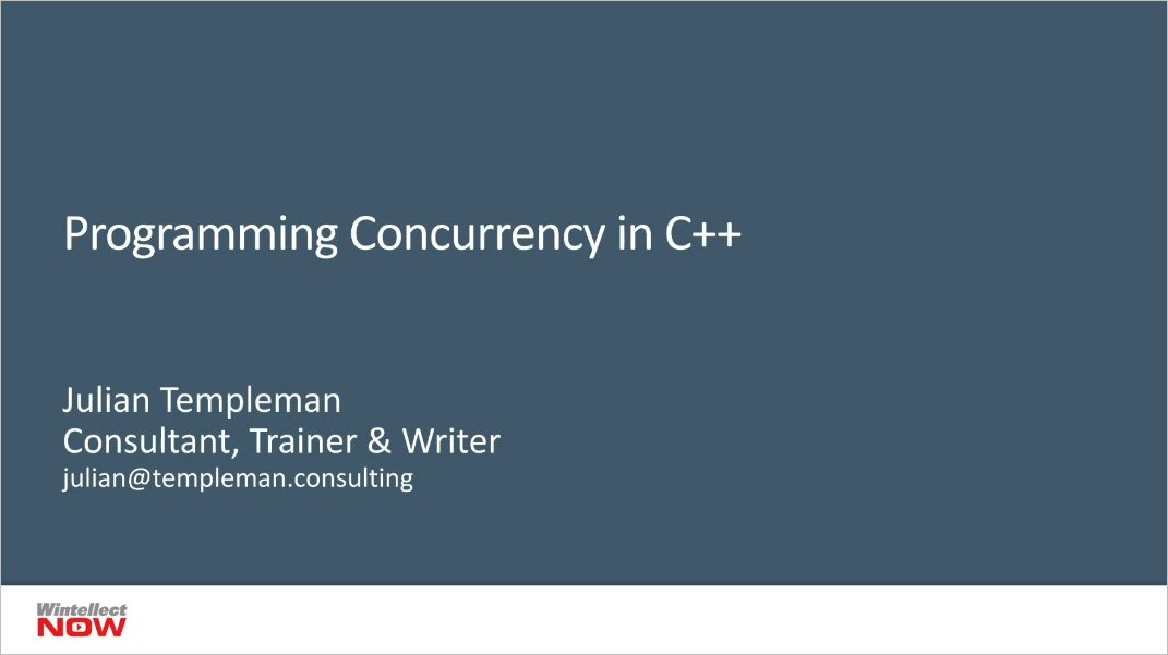 Programming Concurrency in C++