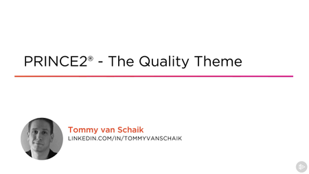 PRINCE2® - The Quality Theme