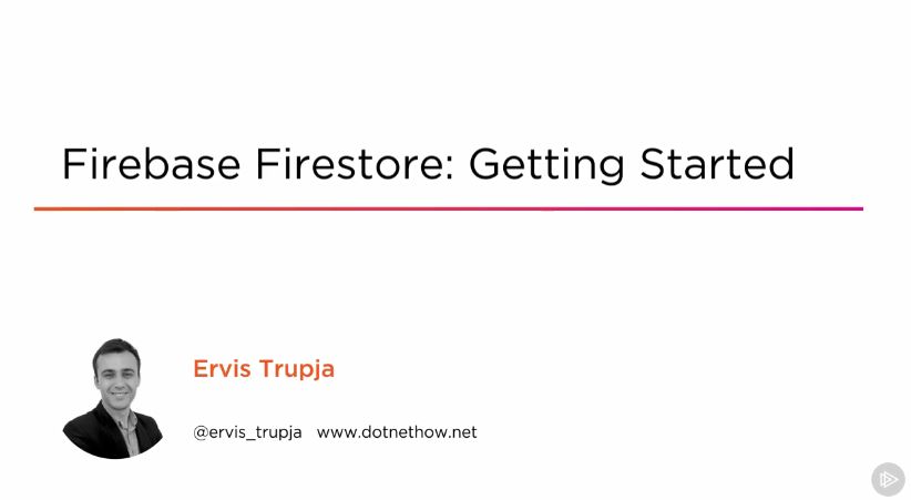 Firebase Firestore - Getting Started