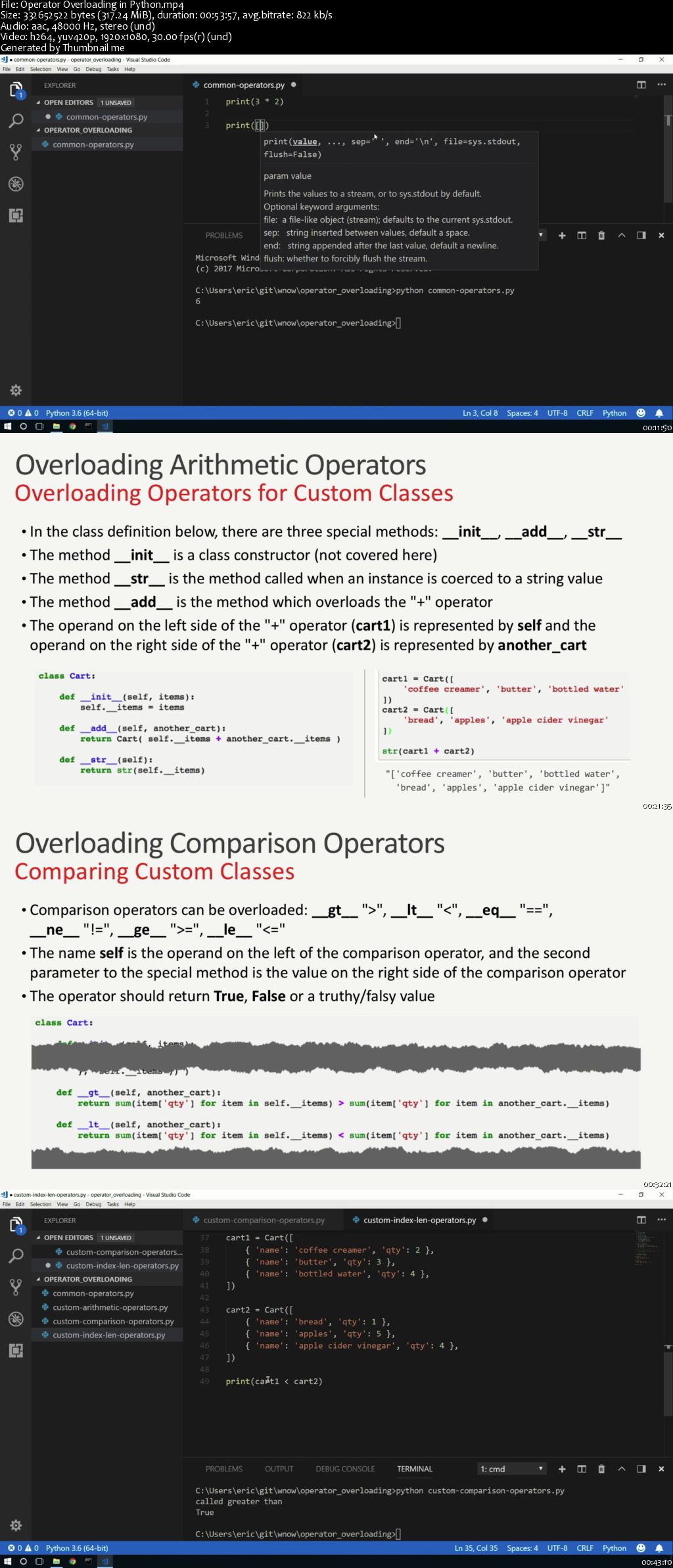 Operator Overloading in Python