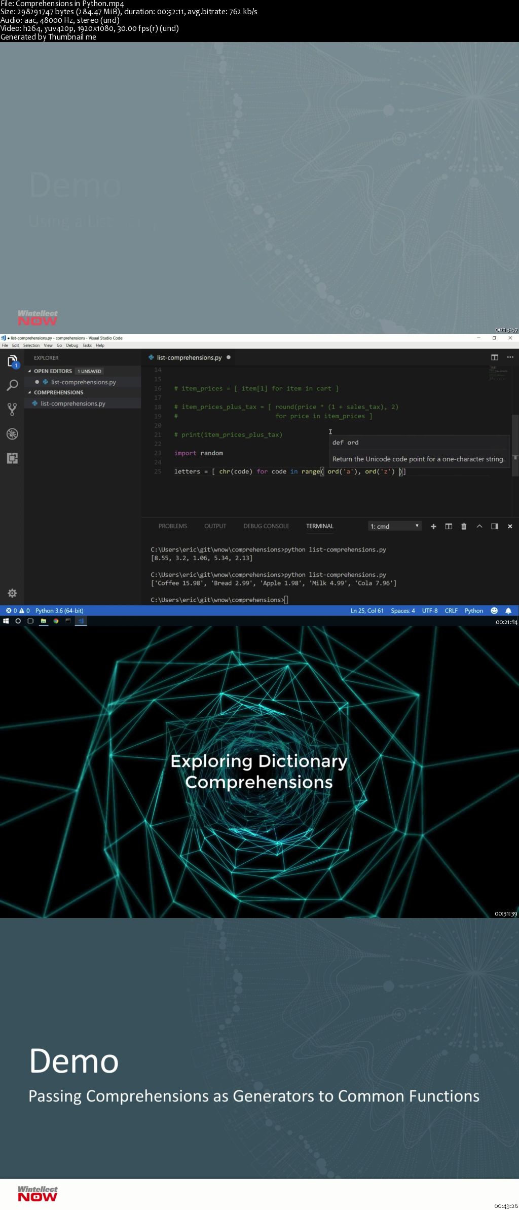 Comprehensions in Python