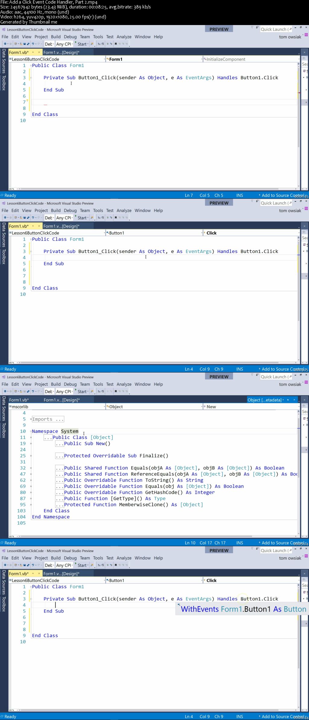 VB.NET with VS 2017 and Windows Forms