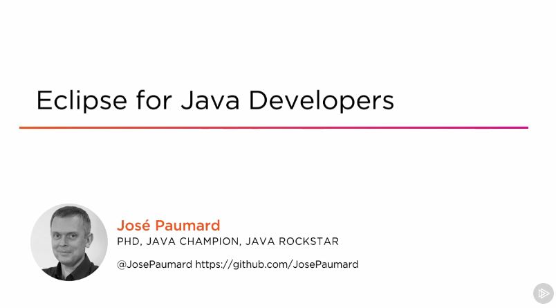 Eclipse for Java Developers