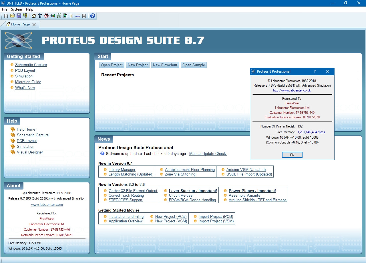 Proteus 8.7 SP3 Professional