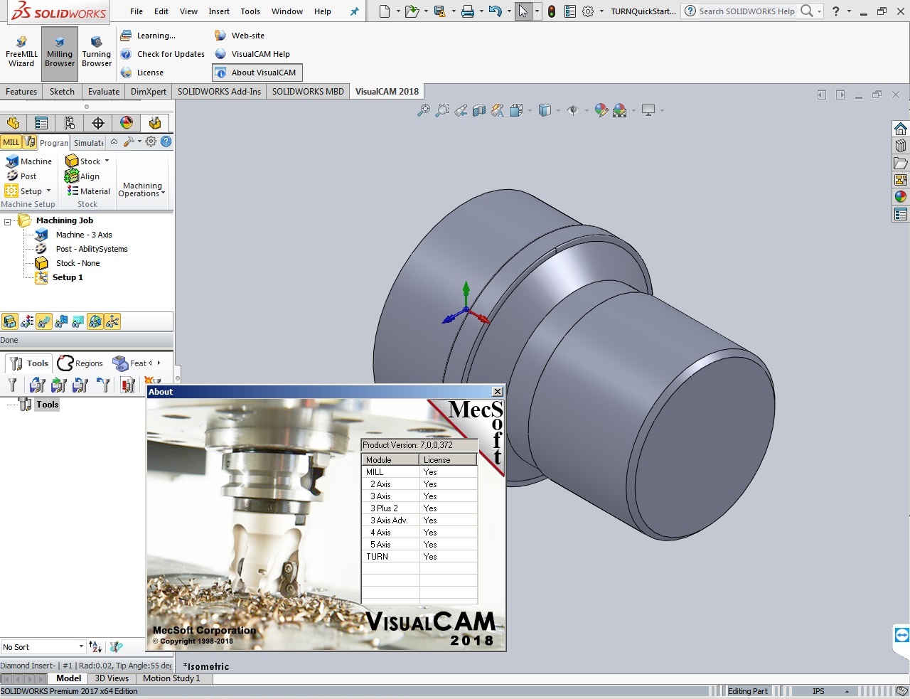 MecSoft VisualCAM 2018 version 7.0.372