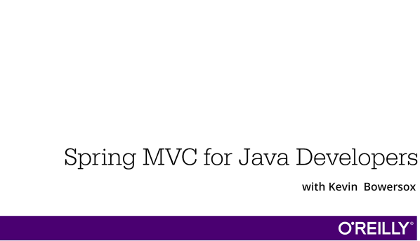 Spring MVC for Java Developers