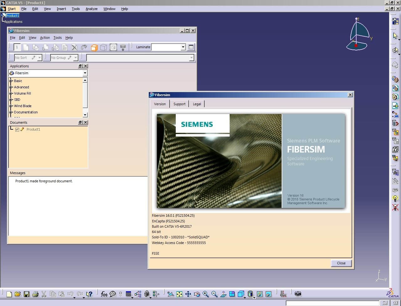 Siemens FiberSIM 16.0.1 for CATIA V5 R25-R28 / Siemens PLM NX 10-12