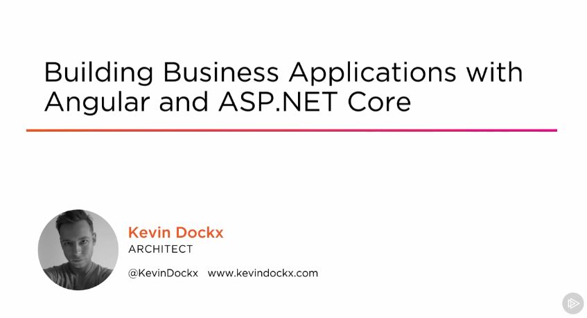 Building Business Applications with Angular and ASP.NET Core