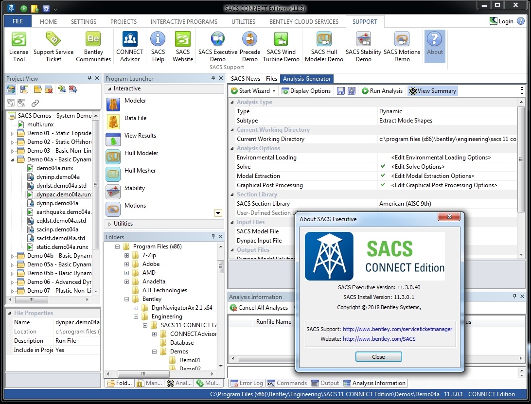 SACS CONNECT Edition V11 Update 3