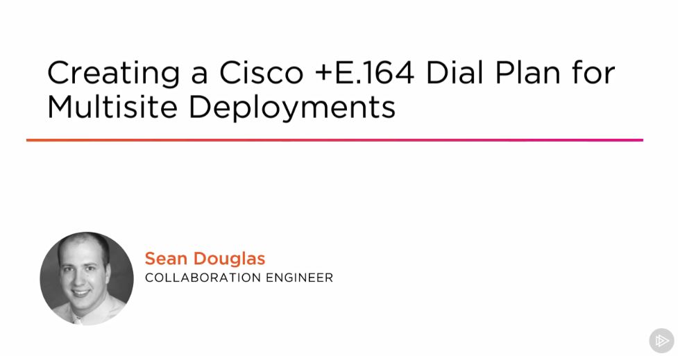 Creating a Cisco +E.164 Dial Plan for Multisite Deployments