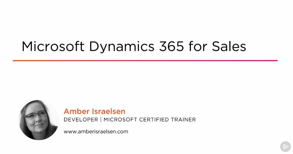 Microsoft Dynamics 365 for Sales