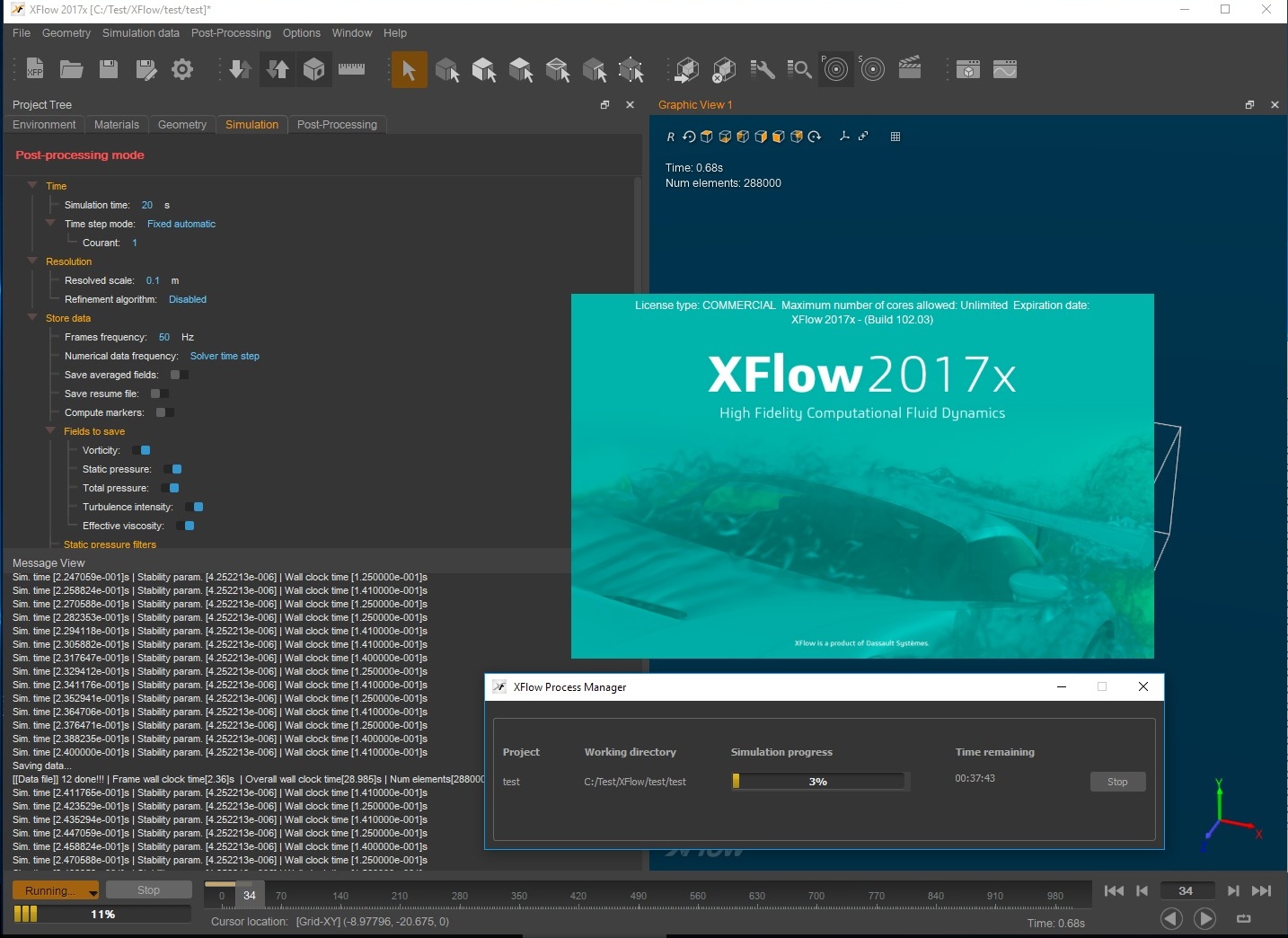 DS Simulia XFlow 2017x (build 103.03/102.0)