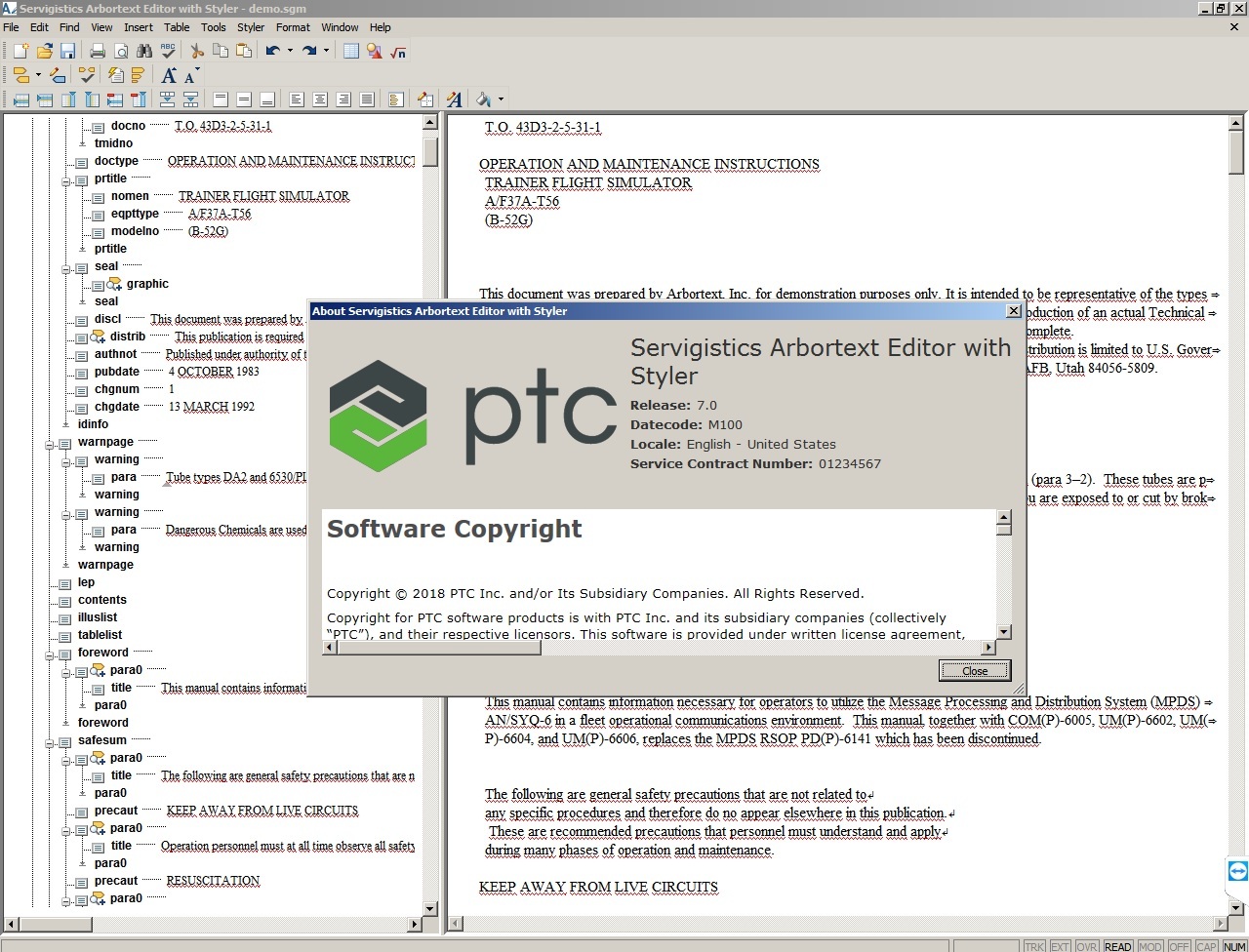 PTC Arbortext Editor 7.0 M100 / 7.1 M010