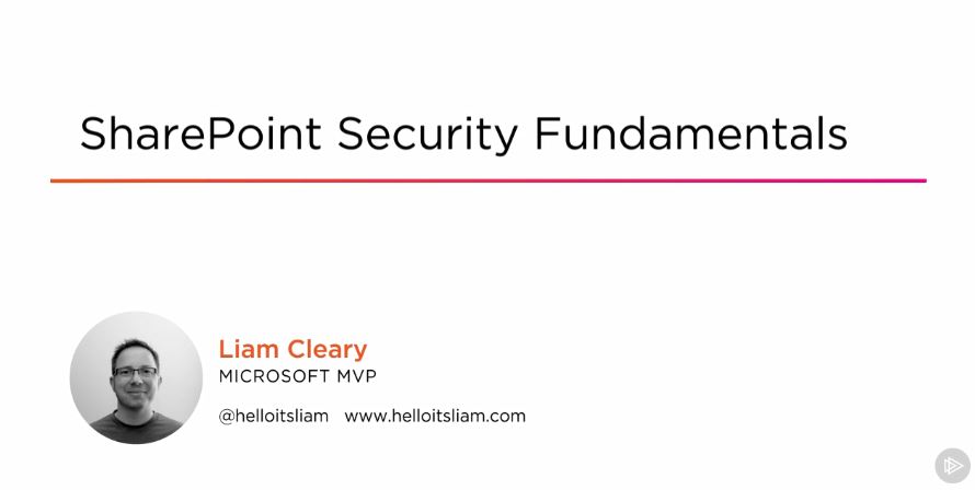 SharePoint Security Fundamentals