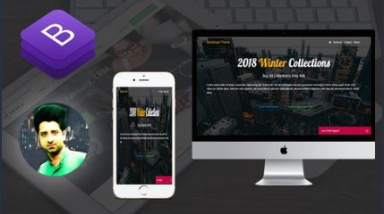 Create Amazing Website Using Bootstrap 4, HTML5 & CSS3