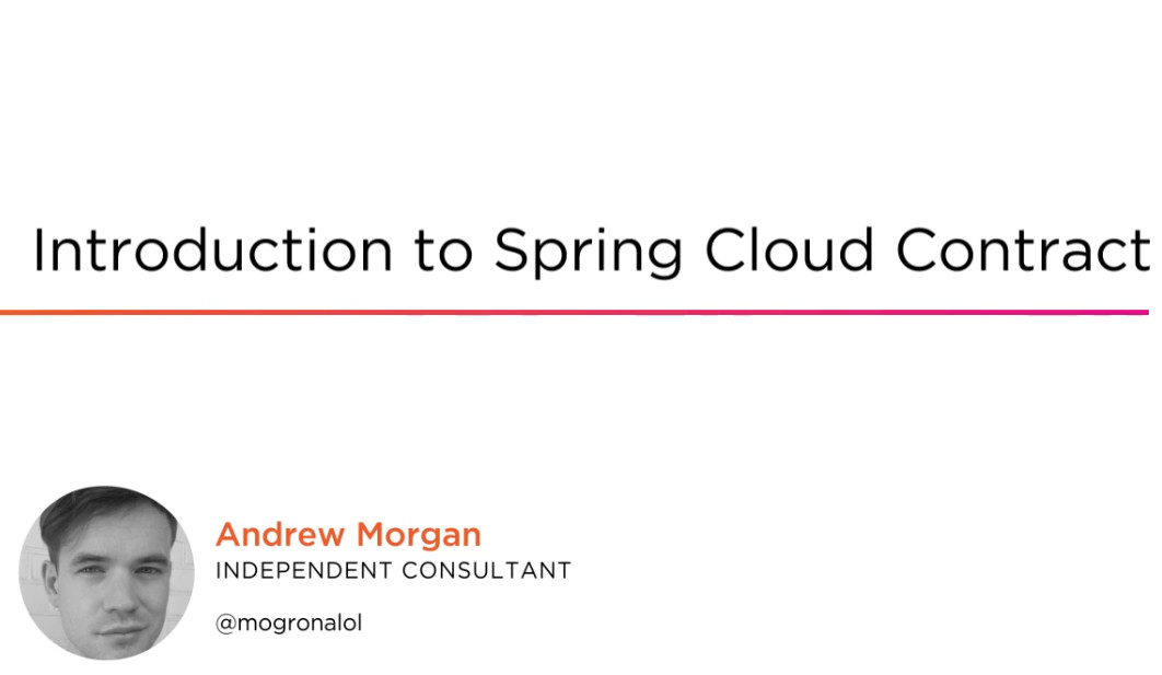 Introduction to Spring Cloud Contract