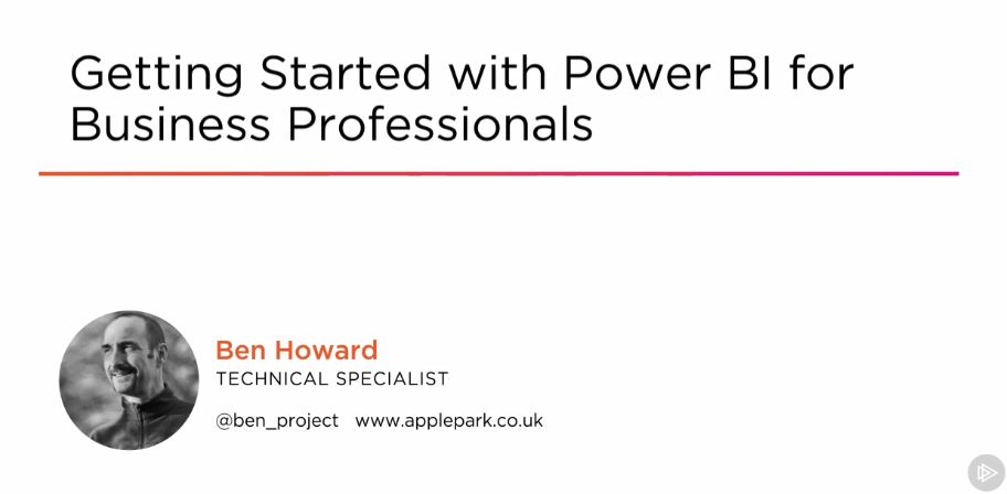 Getting Started with Power BI for Business Professionals