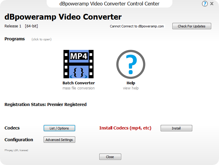 dBpoweramp Video Converter R1 Premier