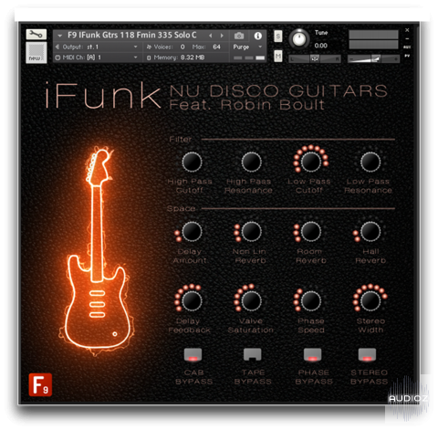 F9 Audio F9 iFunk Nu Disco Guitars Ft Robin Boult MULTiFORMAT screenshot