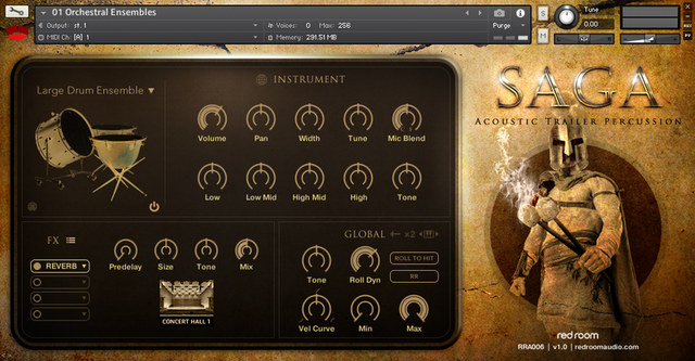 Red Room Audio Saga Acoustic Trailer Percussion KONTAKT-SYNTHiC4TE screenshot