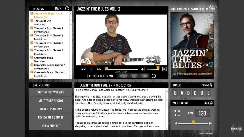 Truefire - Frank Vignola's Jazzin' the Blues Vol. 2 (2017) screenshot