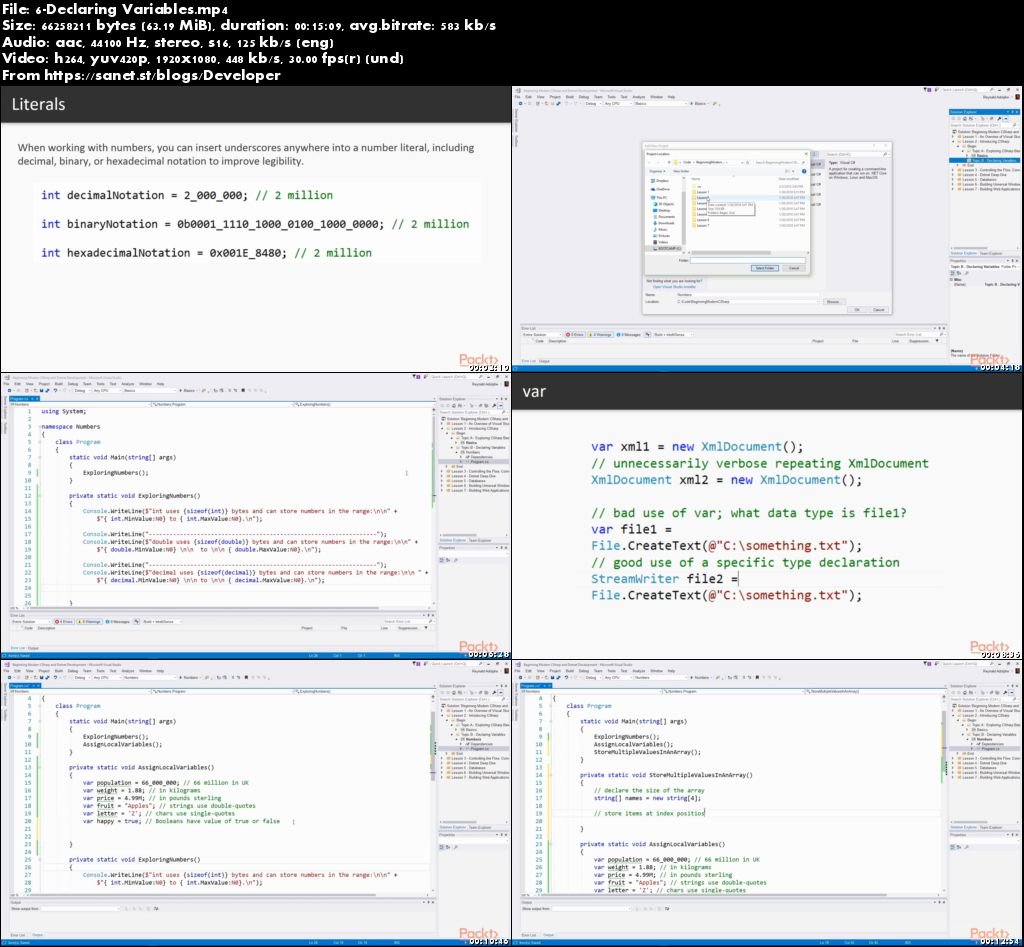 Beginning Modern C# and .NET Development