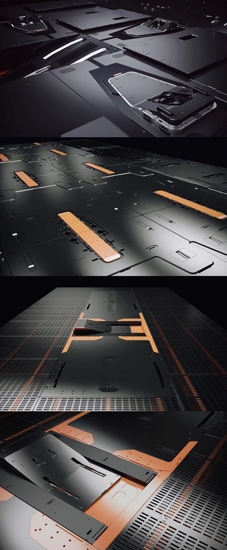 VitalyBulgarov Sci-Fi Floor Panels