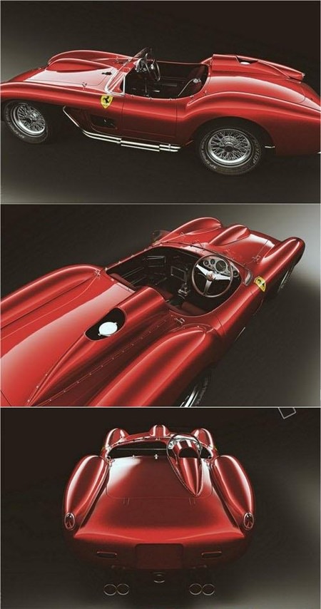 Ferrari 250 TestaRossa 3D Model