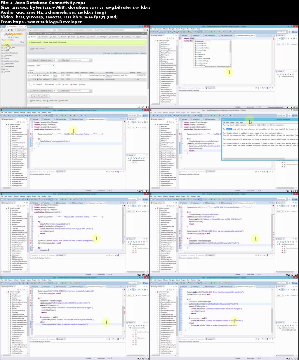 Advanced Java Using Eclipse IDE: Learn JavaFX & Databases