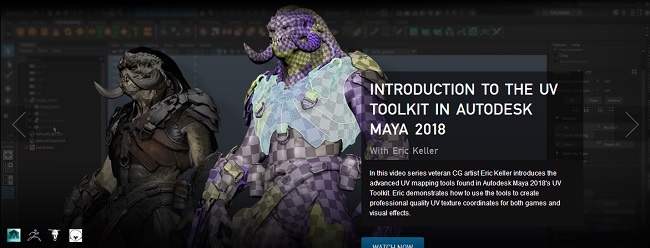 The Gnomon Workshop – Introduction to the UV Toolkit in Autodesk Maya 2018