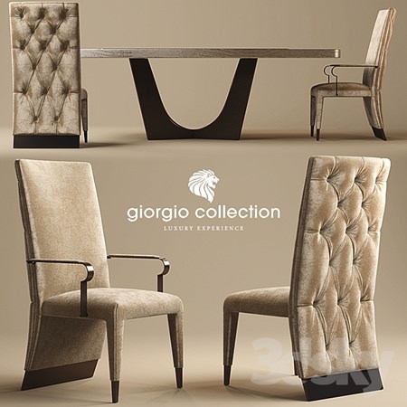 Table and chair Giorgio Lifetime Dining Chairs