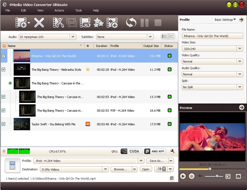 4Media Video Converter Ultimate 7.8.4.20140925