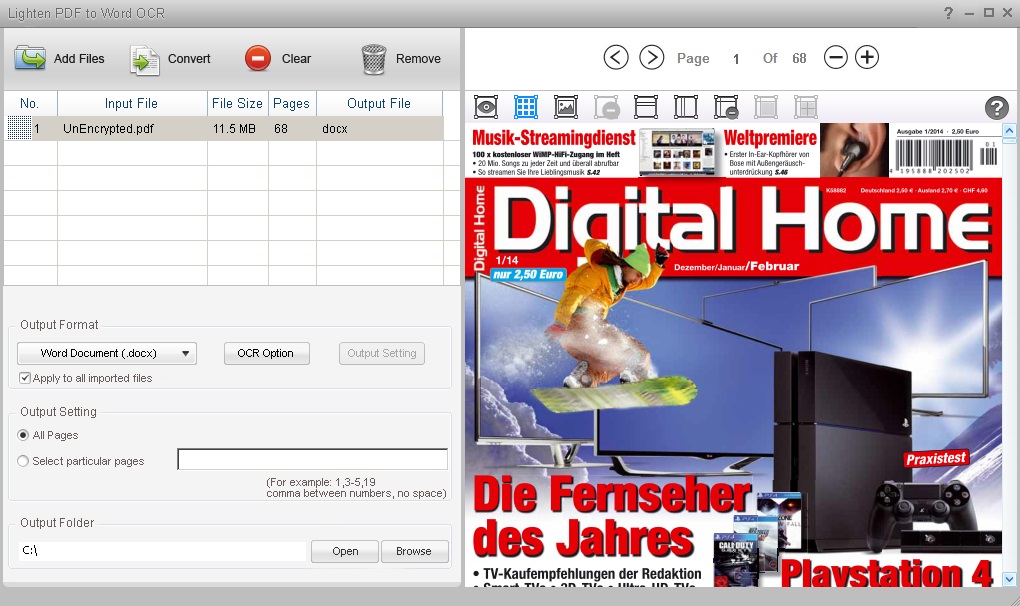 Lighten PDF to Word OCR 5.3.0 Multilingual