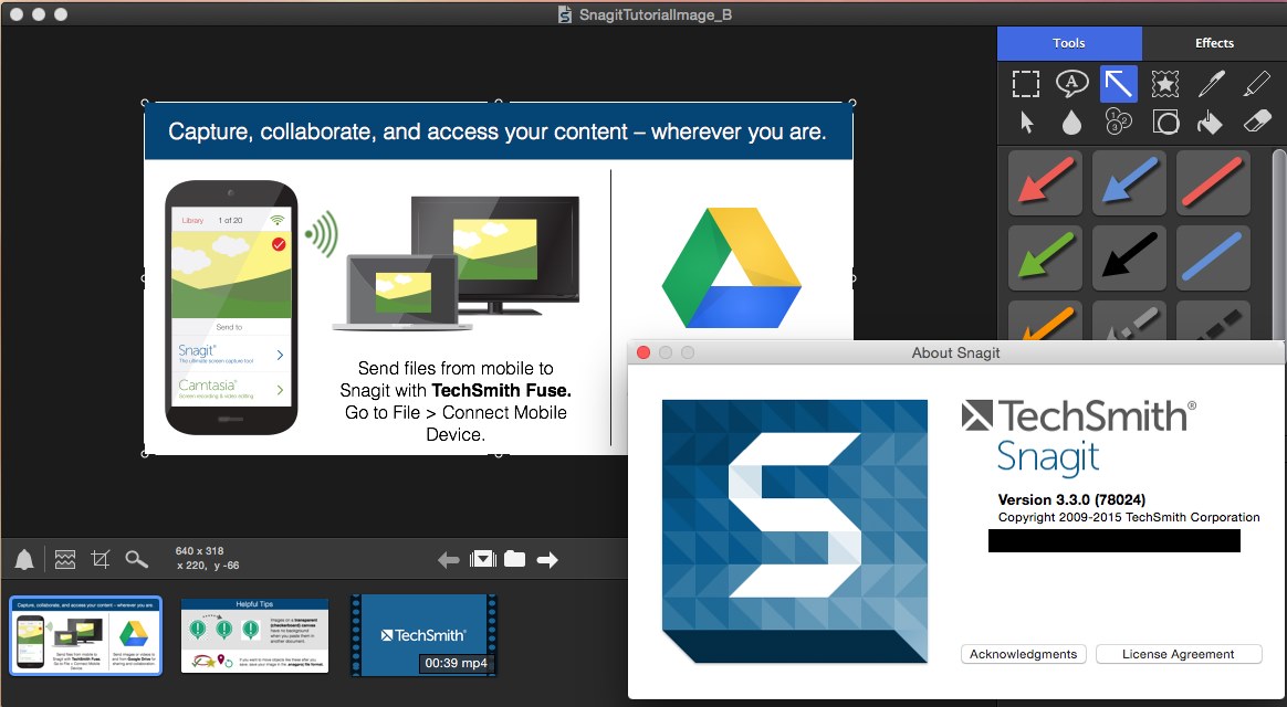 TechSmith Snagit 3.3.0 Mac OS X