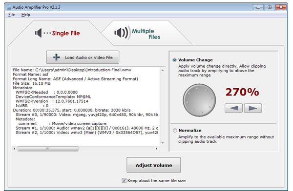 Audio Amplifier Pro 2.1.6