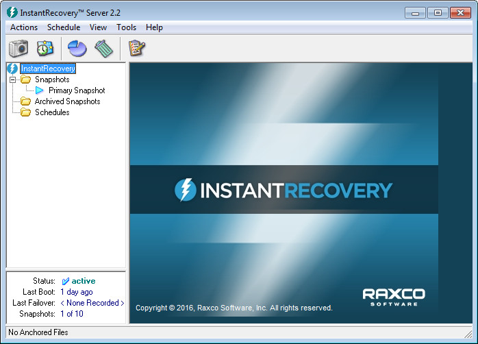 Raxco InstantRecovery Server 2.3.0.318