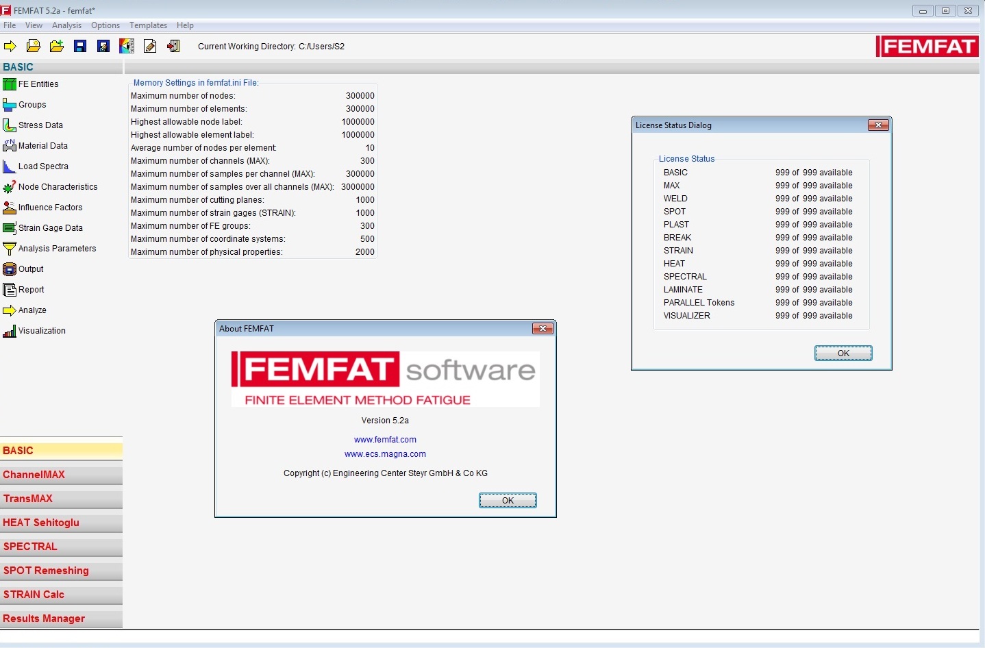 ECS FEMFAT 5.2a