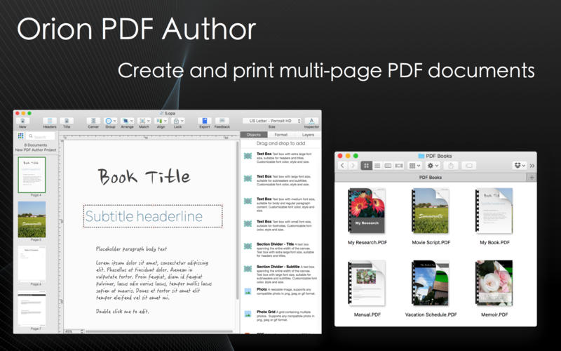 Orion PDF Author 2.96