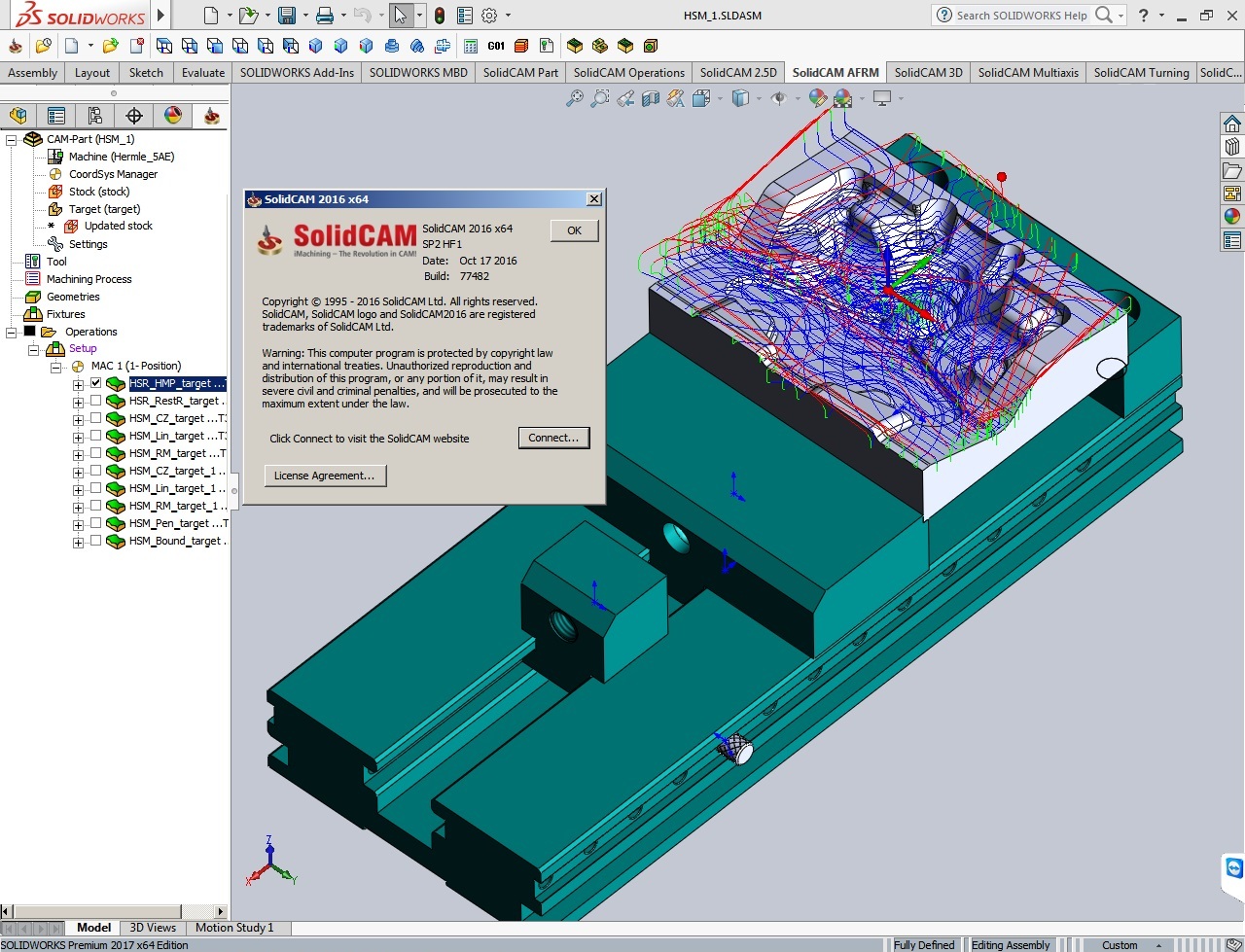 SolidCAM 2016 SP2 HF1