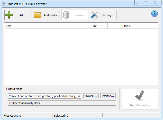 Mgosoft PCL To PDF Converter 11.6.5 + Portable